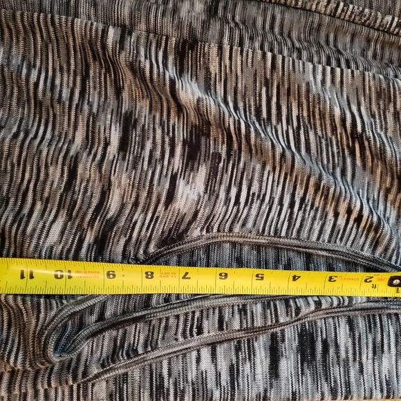 Joseph A Space Dye Longline Open Sleeveless Cardigan Jacket Duster - Picture 4 of 7